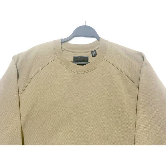 Greg Norman Pullover Sweater Men's Size Extra Large Brown Crew Neck - Picture 5 of 7